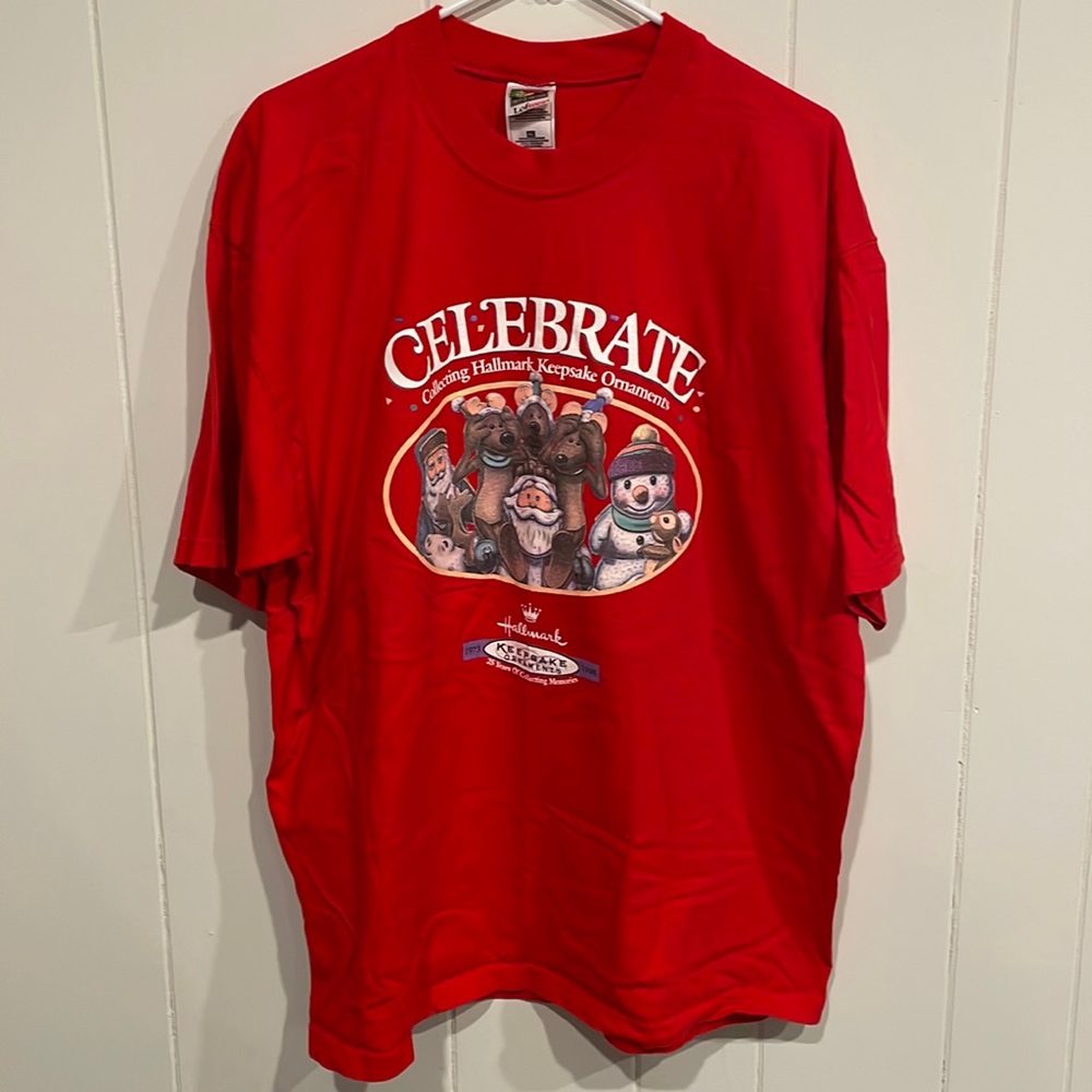 Vintage Celebrate Hallmark Keepsake Ornaments T-Shirt 1998